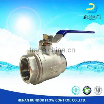 2 Inch Stainless Steel 3Pc Thread Ball Valves 316