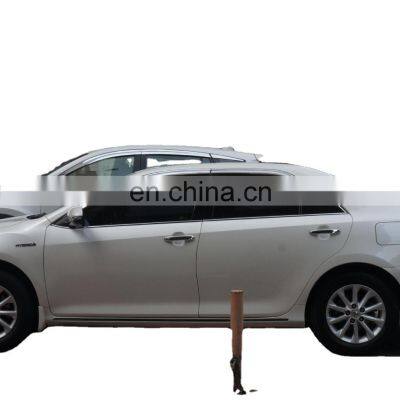 Chrome door visor side window deflector shade sun rain shield silver strips guard for Toyota camry