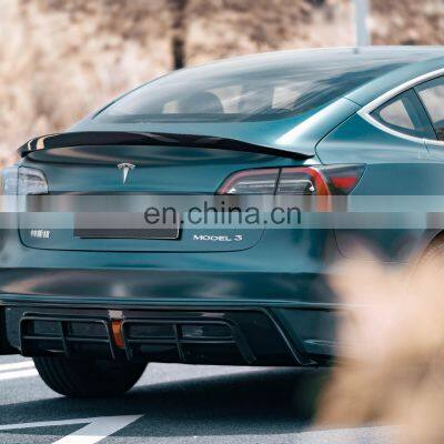 Front Bumper Rear Bumper for Tesla Model 3 in CMST Style Half Carbon Fiber Material Body Kit for Tesla Model 3 Facelift photo-5