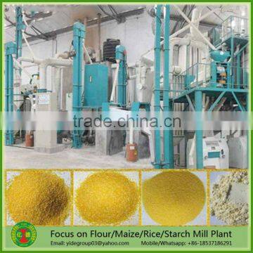 50TPD-500TPD automatic maize milling plant, posho mill