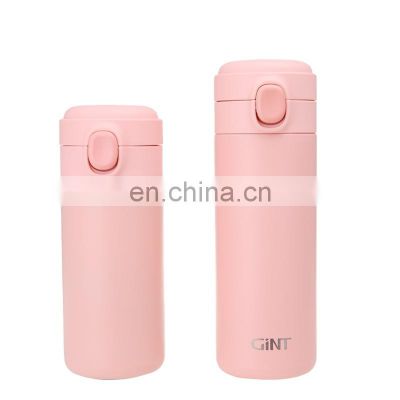 small capacity 300ml cup water bottle  portable stainless steel vacuum flask with  bounce cover