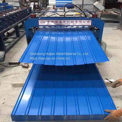 En10147 Standard S250gd+Z120g Building Roofing Material Prepainted Galvalume Color Coated Corrugated Sheet