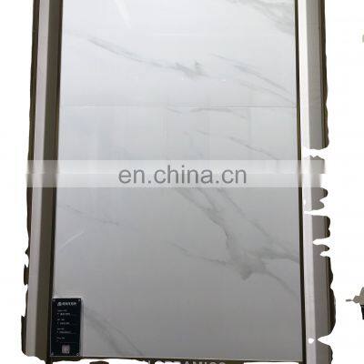 Foshan 600x600 Carrara White glossy glazed marble porcelain tiles flooring tiles