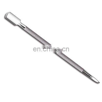Nail Cuticle Pusher Double-heads Dead Skin Push Stainless Steel Nail Removal Steel Push Nail Art Manicure Nursing Tool photo-3