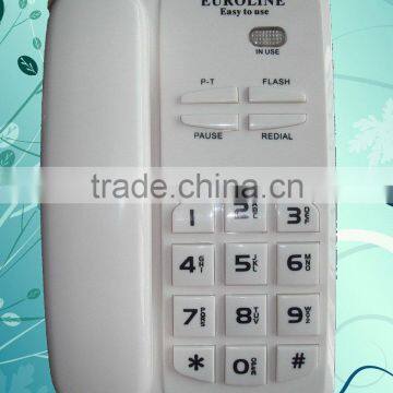 Corded phone with Ringer HI/Low Adjustable function