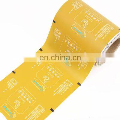 Custom Laminated Material Thermal Sealing Film Printed Plastic Food Packaging Film Roll Film / Sachet Package Roll