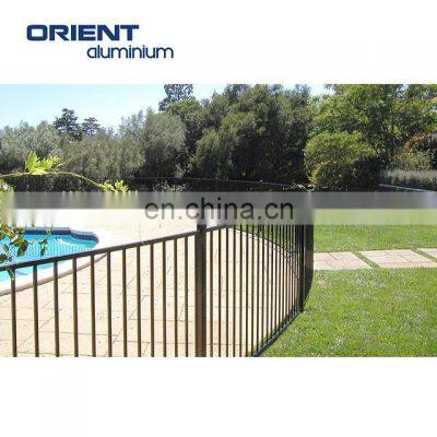 Outback Fencing Black Pool Fence Panel - Flat Top Aluminium 2.4m (or 2.45m) x 1.2m High photo-4