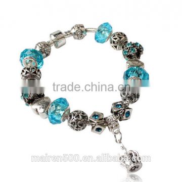 wholesale hot custom european bead bracelet charm bracelet