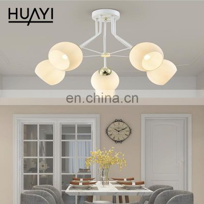 HUAYI Artistic Easy Mounted Nordic Modern Decoration Home Indoor Bedroom Kitchen LED Ceiling Lights