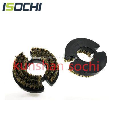 Round Bristle Black Plastics Handle Wholesale Customized Available 50mm UB8722 Cleaning CNC PCB Pressure Foot Brush for Daliang Router Machine