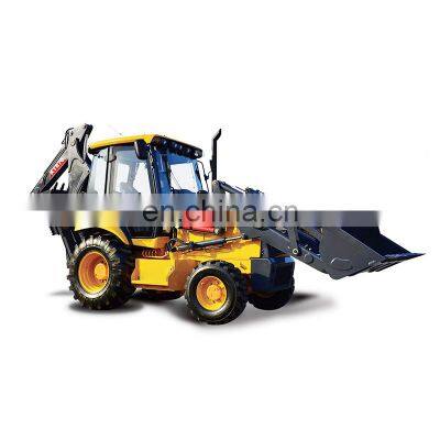 China 4 Wheels Driving Loader Backhoe Mini compact backhoe loader XT870 cheap price