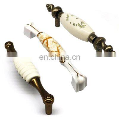 European Style Ceramic Door Window Accessorisses Furniture Accessories Kitchen Cabinet Handles and Knobs photo-4