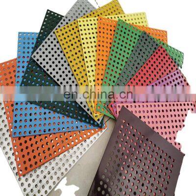 Perforated Metal Mesh Speaker Grill Mesh For Balcony Prices / Round Hole Aluminum Punching Hole