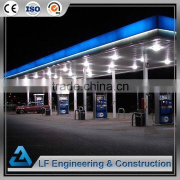 Shock-resistant low cost gas filling station with good appearance