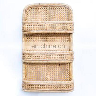 Hot Sale Rattan Shelves Book Shelf for Kitchen, Bathroom, Living Room Wicker Plant Hanging Wholesale Vietnam Supplier