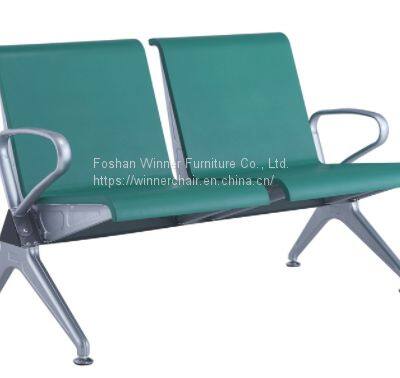 Optional color high grade airport PU waiting chair W9805