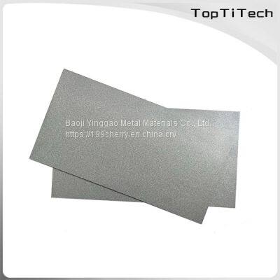 Porous titanium plate for MEA