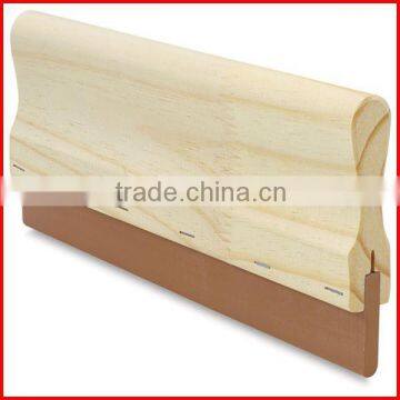 Squeegee screen printing scraper ink scratching tool wood handle made in china