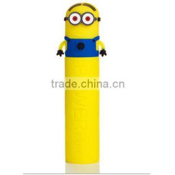 Portable 2600mAh Minion power bank charger cartoon