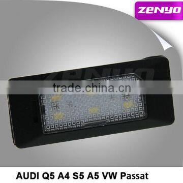 Car styling led license plate lamp for A4, A5