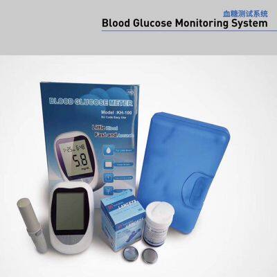 Blood glucose test strip of blood glucose meter