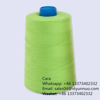 100% Spun Polyester Color Polyester Sewing Thread 40/2 5000 Yards