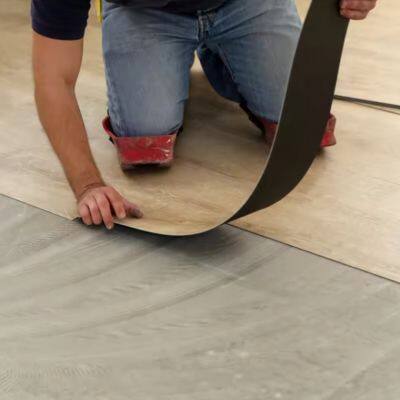 Interlock Vinyl Plank Piso Laminado Pvc Click Locking Lvt Interior Flooring From China Factory