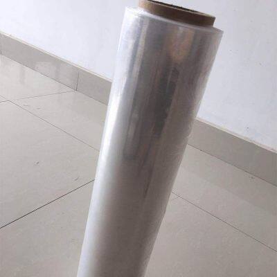 Factory Wholesale Shrink Wrap Film Rolls Plastic Manual Transparent PE Heat Shrink Pallet Wrapping Lldpe Shrink Packaging Film photo-4