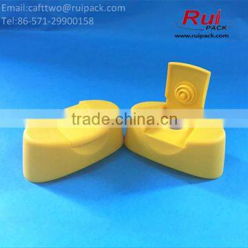 28mm Oval Shape Food Grade Flip Top Cap With Silicone Valve for Honey, Snap on Flip Top Cap With Plug Seal photo-2