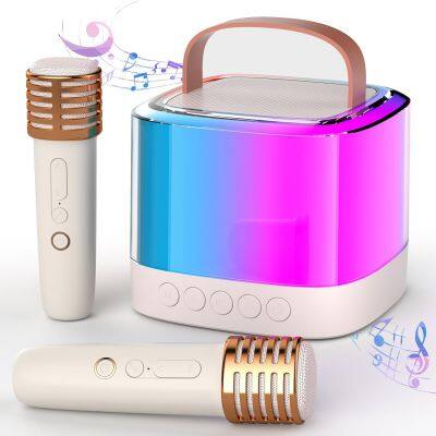 Wholesale micro karaoke players loa machine built-in background music portable bluetooth speaker for business