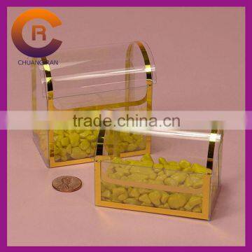 Blank transparent gift packaging 0.38mm clear pvc box