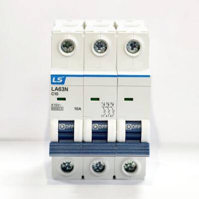LS Official genuine New Original LA63N 3P  C D type Circuit Breaker