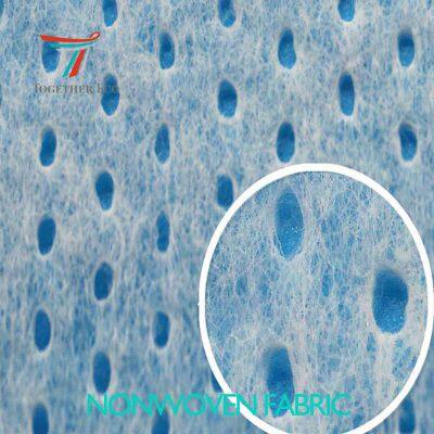 Sanitary Napkin Double Layer Whitening 25gsm Hot Air Embossed Pearl Nonwoven Fabric, Absorbent Hot Air Through Non-woven Fabric for Baby Diaper