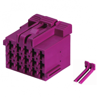 Efficient Replace 1 - 967623 - 1 15 - Pin Female Housing Connector for Communication Devices