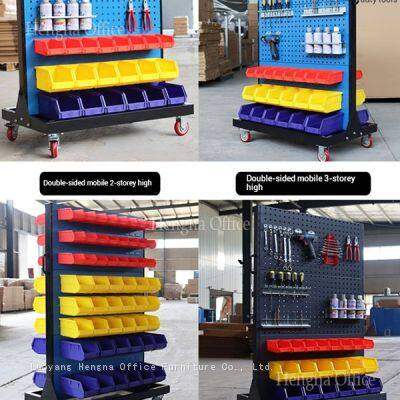 Heavy Duty Tool Storage Rack | Mobile Workshop Shelf for Hardware & Tools