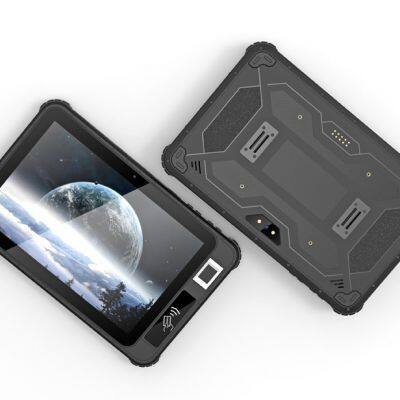 HR1065C Cheapest Factory 10.1 Inch Android MTK 8 Core 8GB+128GB Rugged Tablet with RJ45 RFID NFC 2D Barcode and Fingerprint Scanner