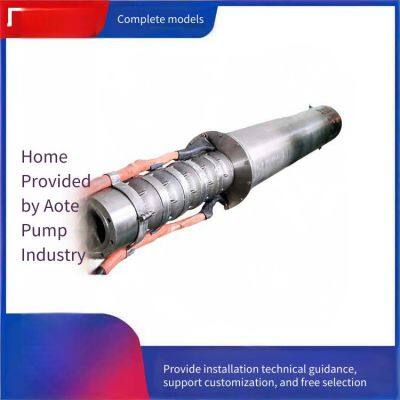 Dock Seawater Lifting Electric Pump, Stainless Steel Deep Well Submersible Pump, Corrosion-resistant and Acid-alkali-resistant Submersible Pump