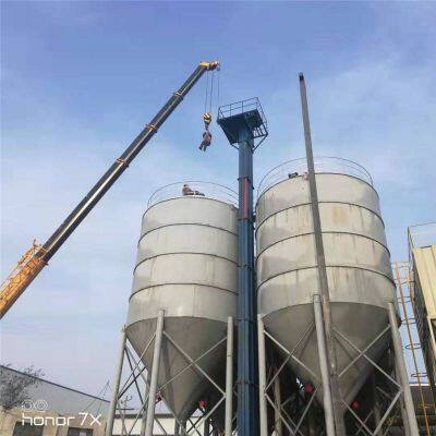 bucket elevator for stainless steel chemical raw material conveying with endless chain and vertical plate chain feeder for grain depots