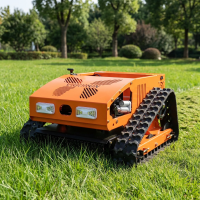 Vigorun Industrial 4-Stroke Remote Operated Track-mounted Grass Cutter Machine Agriculture Gasoline Powered