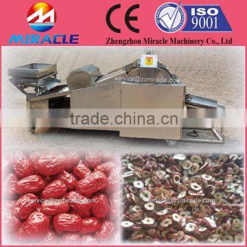 Pitter and Slicer of red date/jujube core remove pit machine and dried date slicer