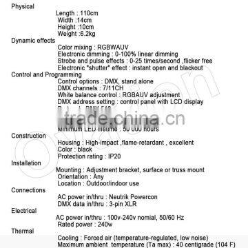 1 Meter IP65 Waterproofr Led Bar Wall Washer for Stage Outdoor Led Stripe Outdoor photo-3