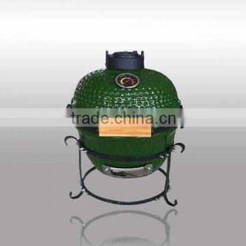 China manufacuter mini green charcoal kamado BBQ grill