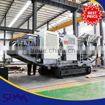 China supplier High performance Chalcopyrite mobile crushing plant