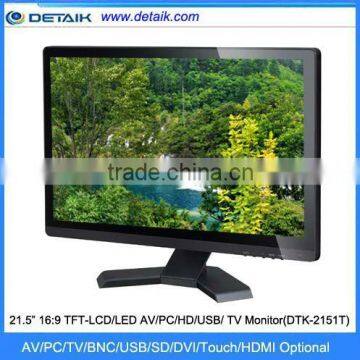 DTK-2151T 21.5 inch 16:9 TFT LCD/LED AV/PC/USB/HD/TV monitor