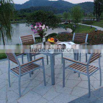 Wooden metal mainstay patio furniture set