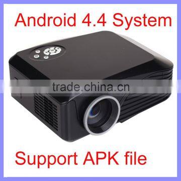 IEEE 802.11 b/g/n WIFI 2G/8G Flash TV Box Smart Android Wireless Mini Projector