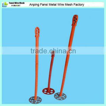 Plastic building nail for construction using