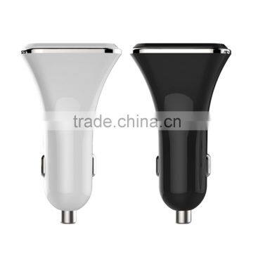(110125) Multipurpose Colorful Dual USB Car Charger for IPad and Smart Phone