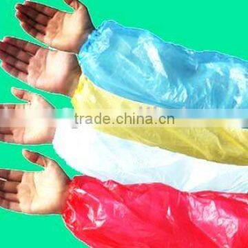 Disposable Colorful PE Sleeves with Elastic