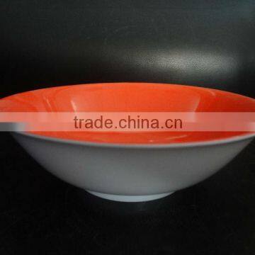 Double color 8 inch melamine soup bowls